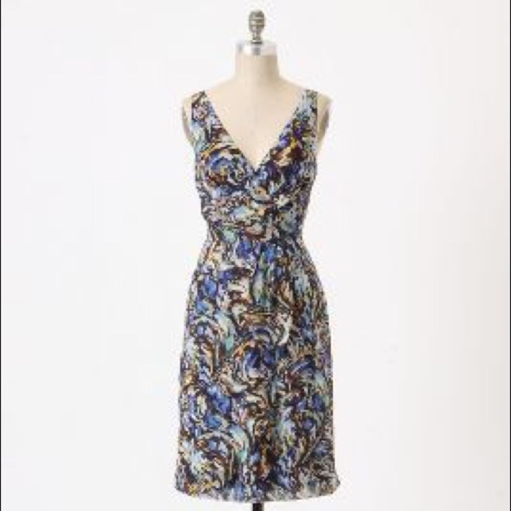Anthropologie Moulinette Soeurs Oak Apple Dress